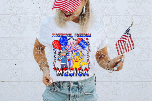 Fireworks. Freedom. ‘Merica. Poke