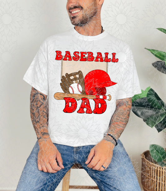 Baseball Dad Grunge