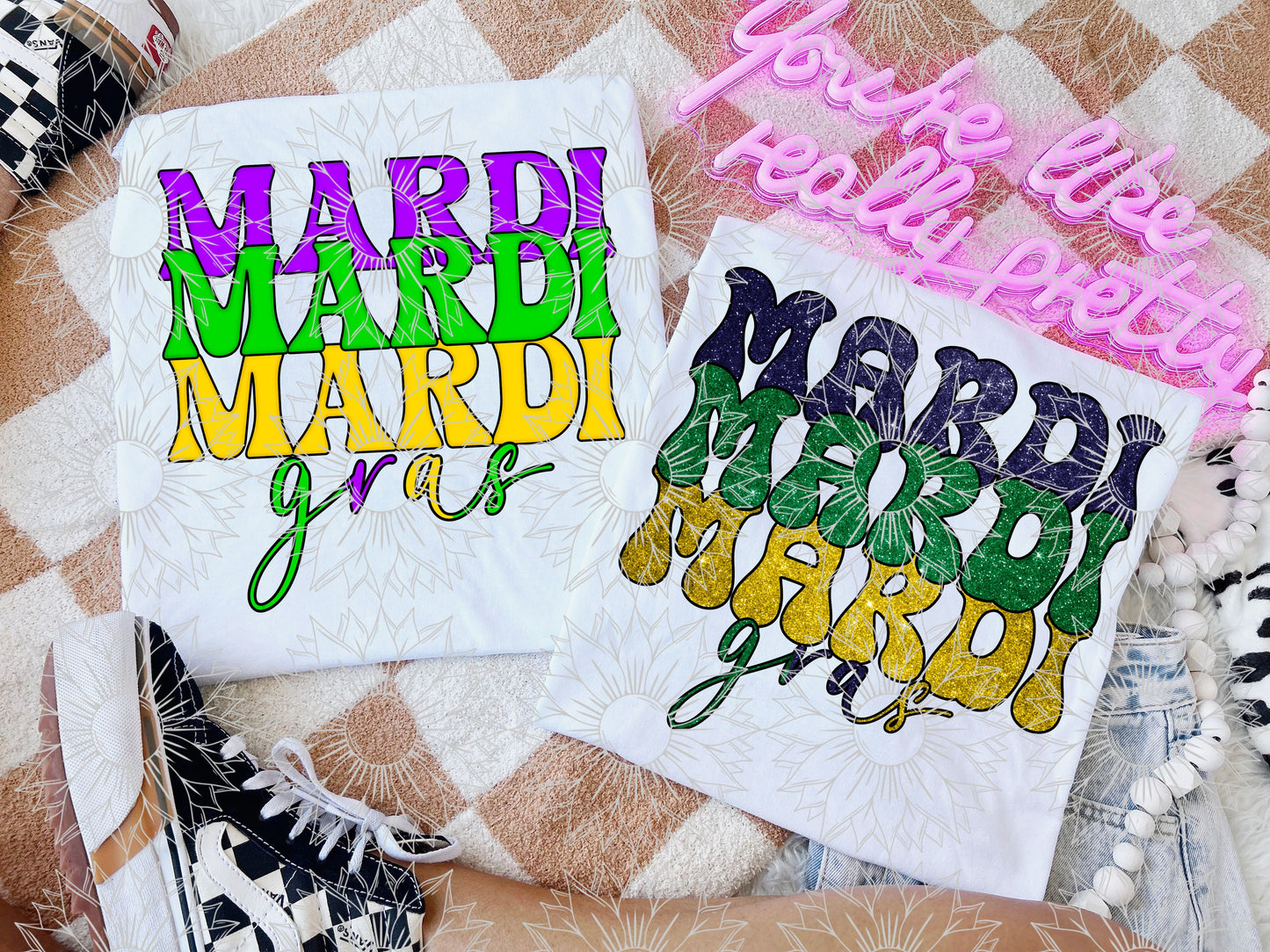 Mardi Gras Regular & Glitter