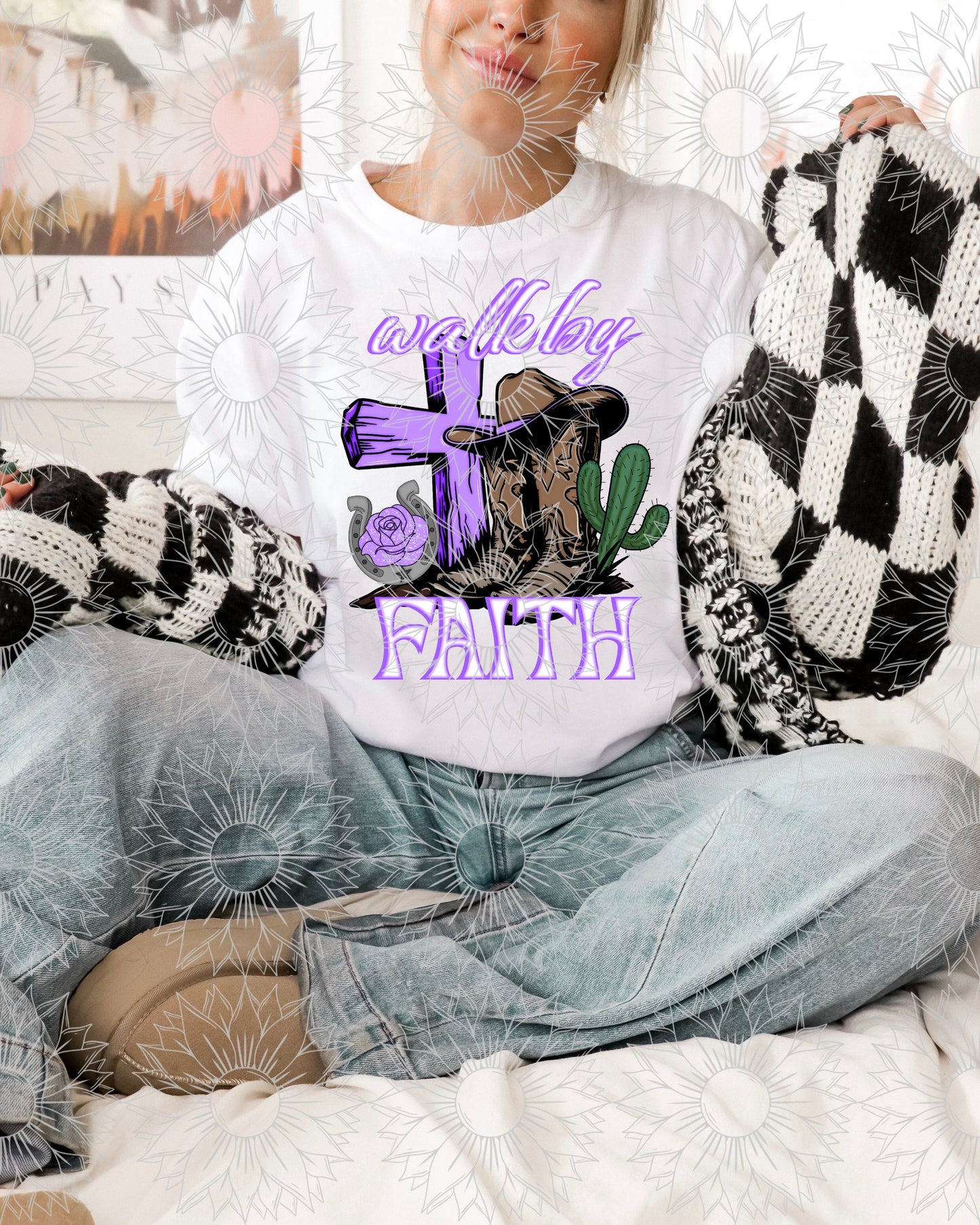 Walk By Faith Purple