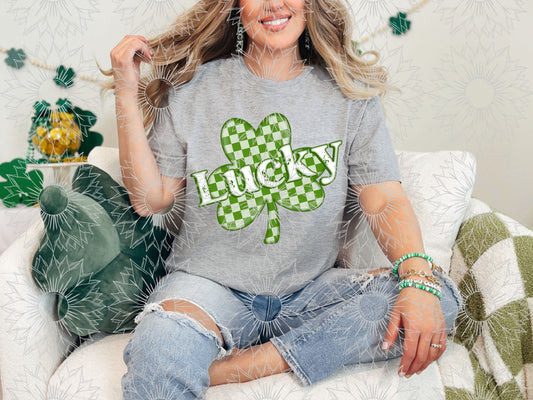 Lucky Clover Checkered