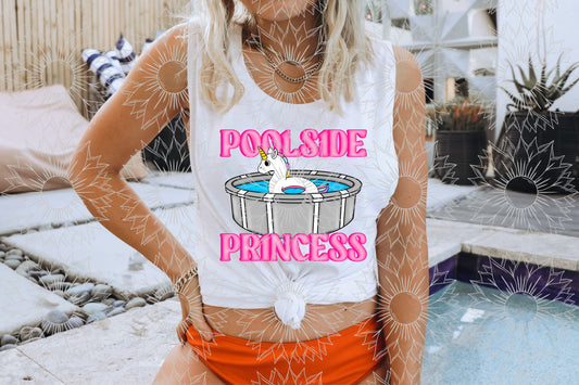 Poolside Princess Unicorn Pink