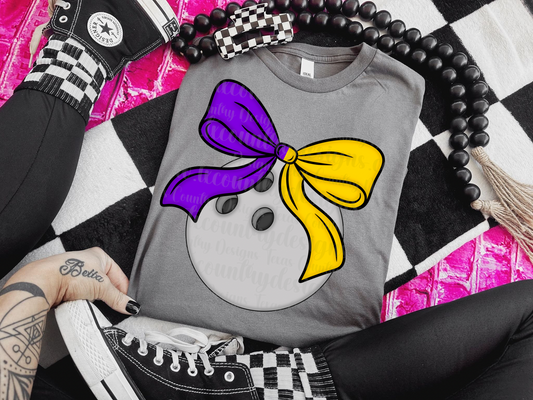 Custom Bowling Ball Bow