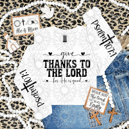 Give Thanks To The Lord W/Sleeve