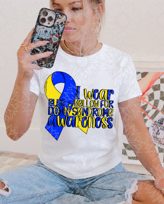 I Wear Blue & Yellow