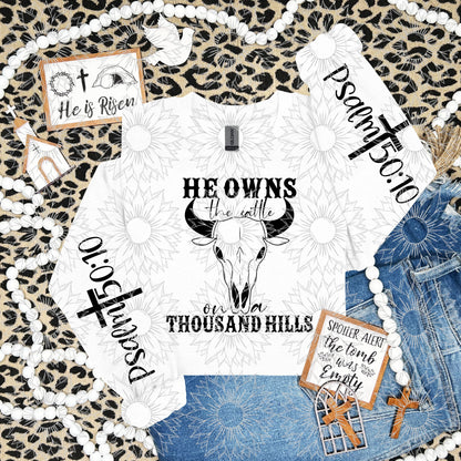 He Owns The Cattle On A Thousand Hills W/Sleeve