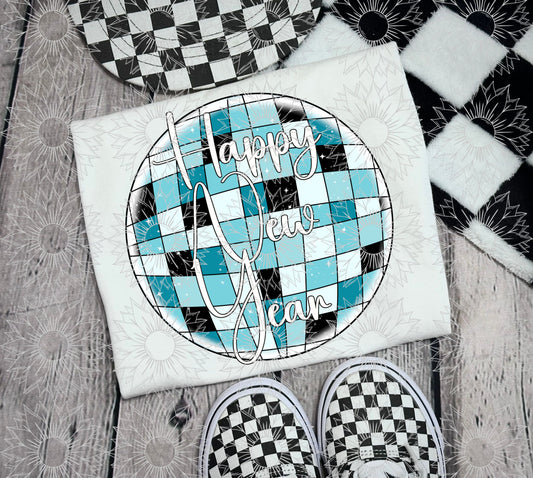 Happy New Year - Blue