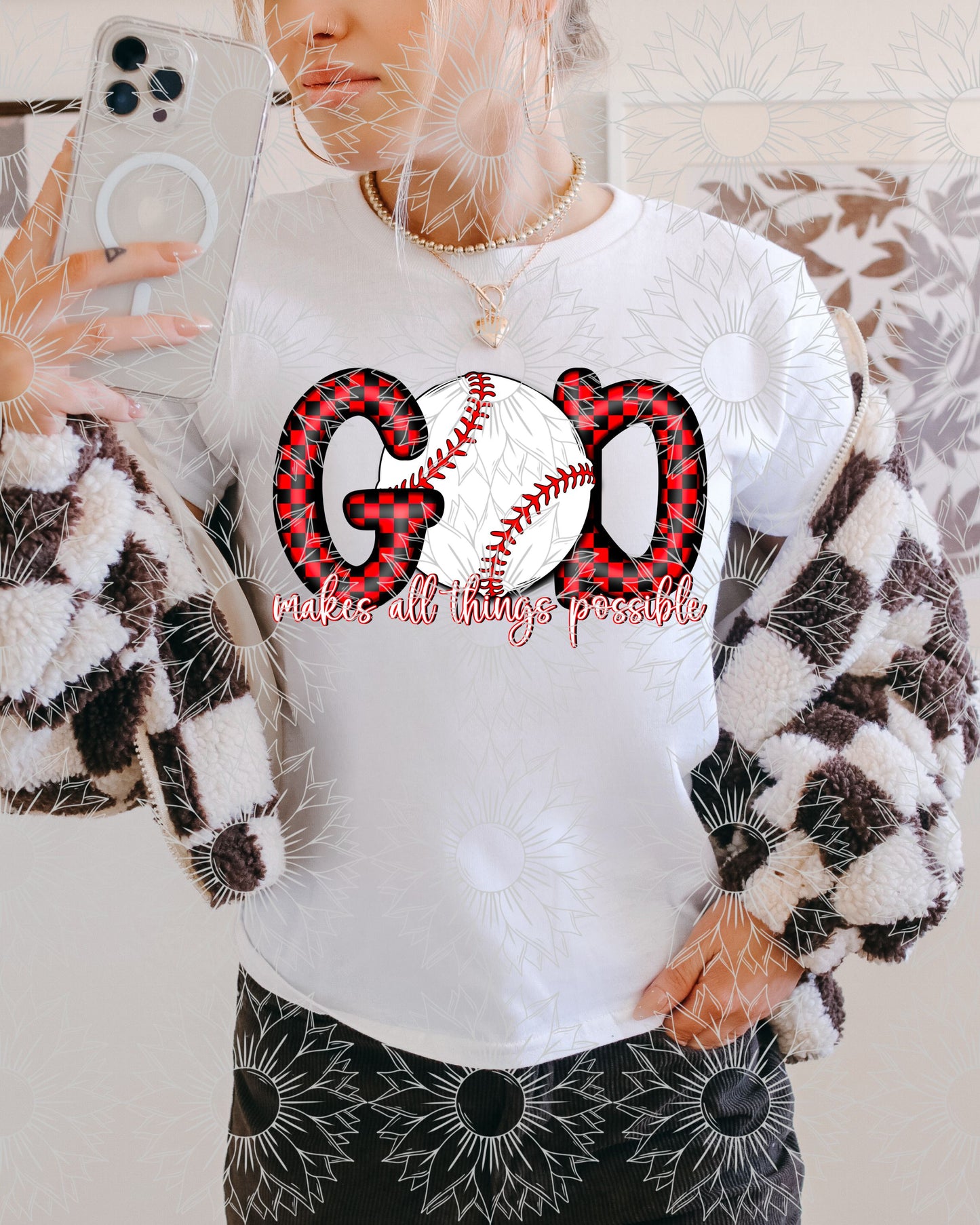 God Makes All Things Possible - Baseball