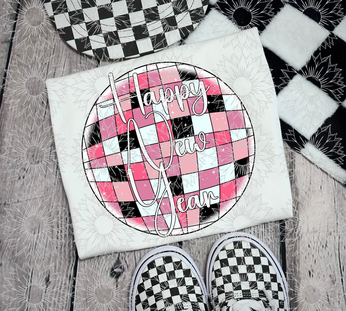 Happy New Year - Pink