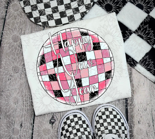 Happy New Year - Pink