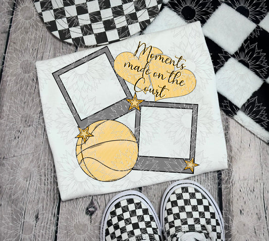 Seersucker Basketball Custom Polaroid