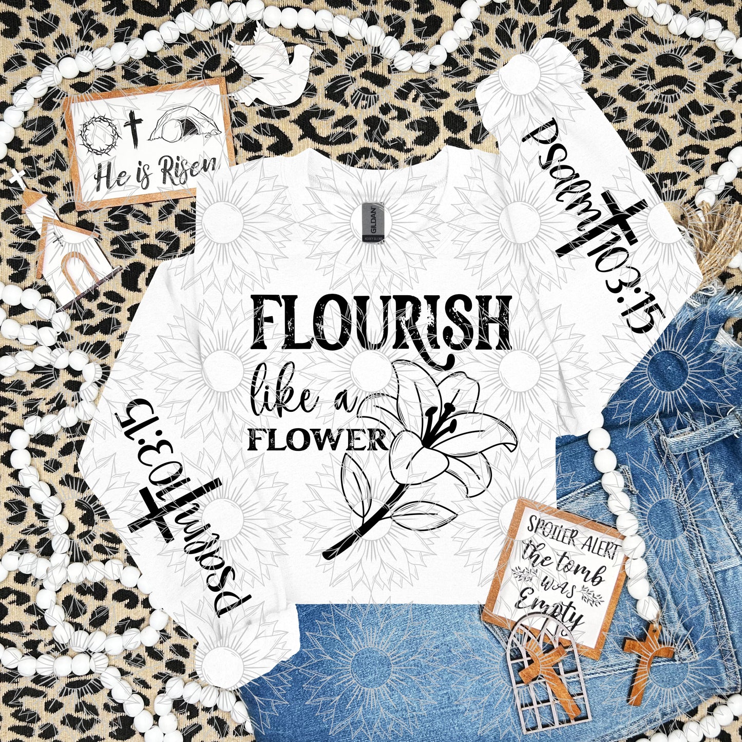 Flourish Like A Flower W/Sleeve