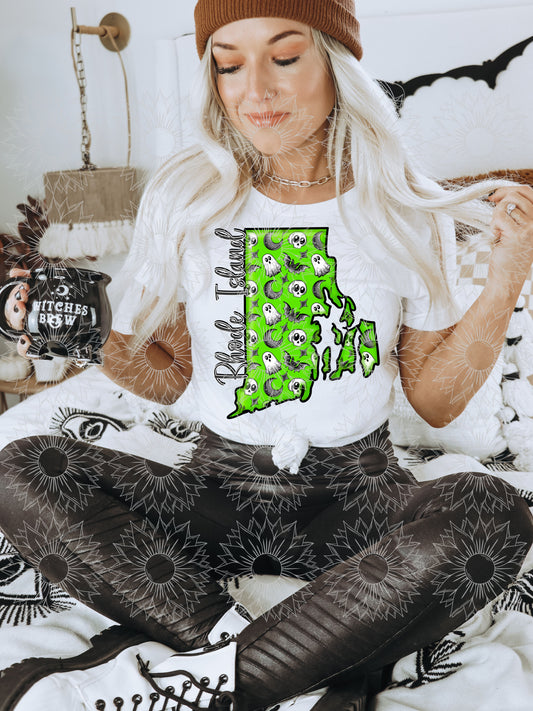 Spooky Lime Green - Rhode Island