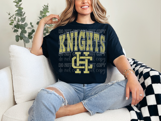 Holy Cross Knights Distressed