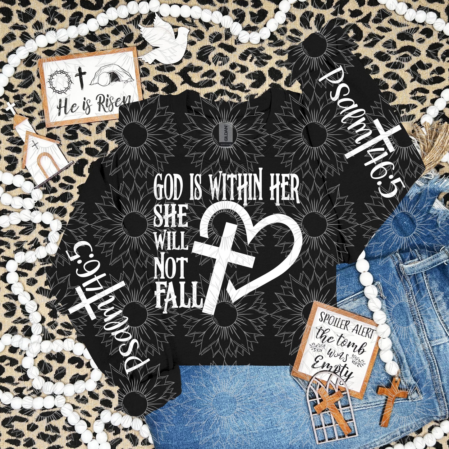 God Is Within Her She Will Not Fall W/Sleeve