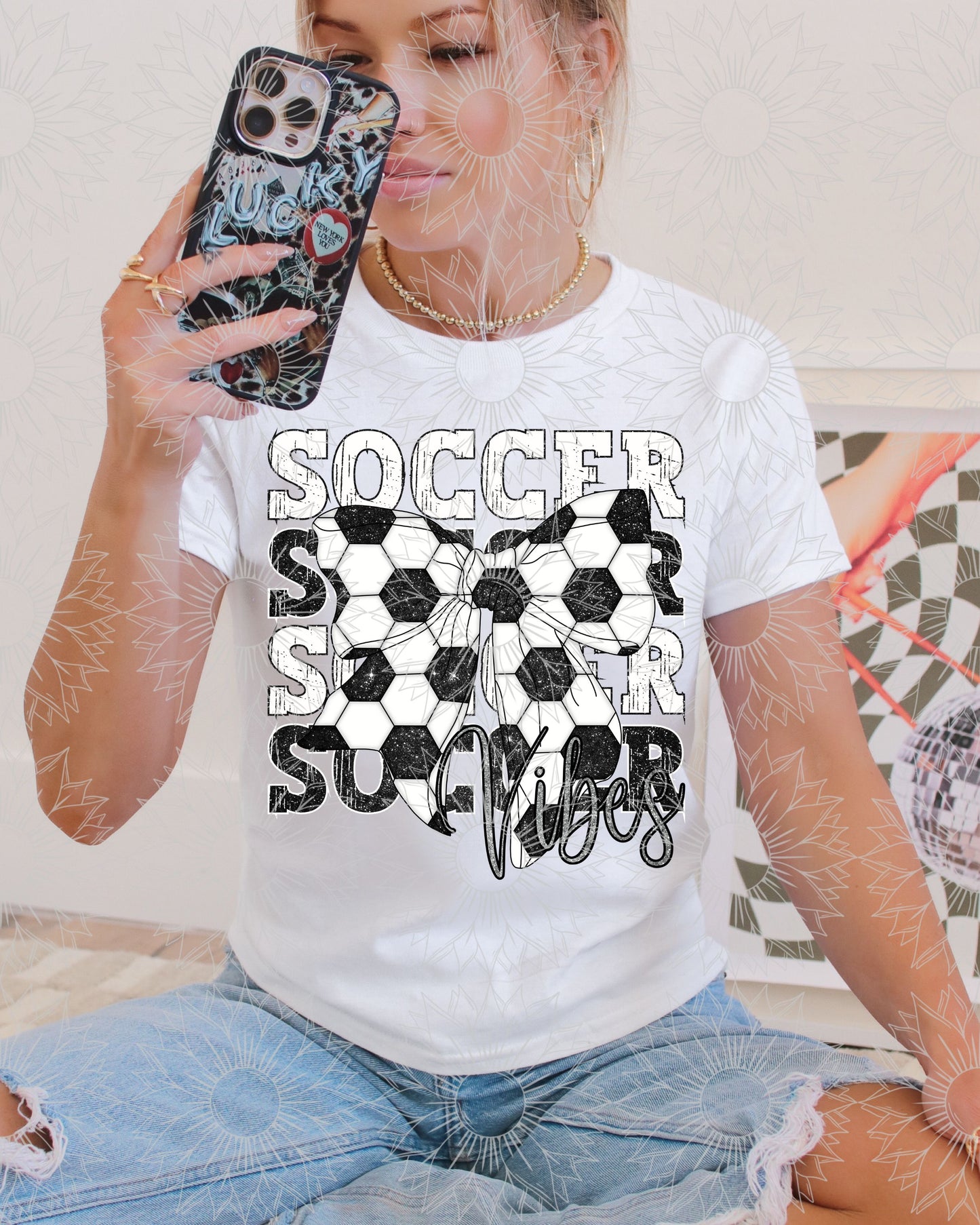 Soccer Vibes Partial Glitter