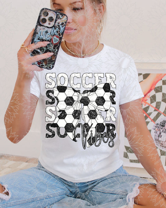 Soccer Vibes Partial Glitter