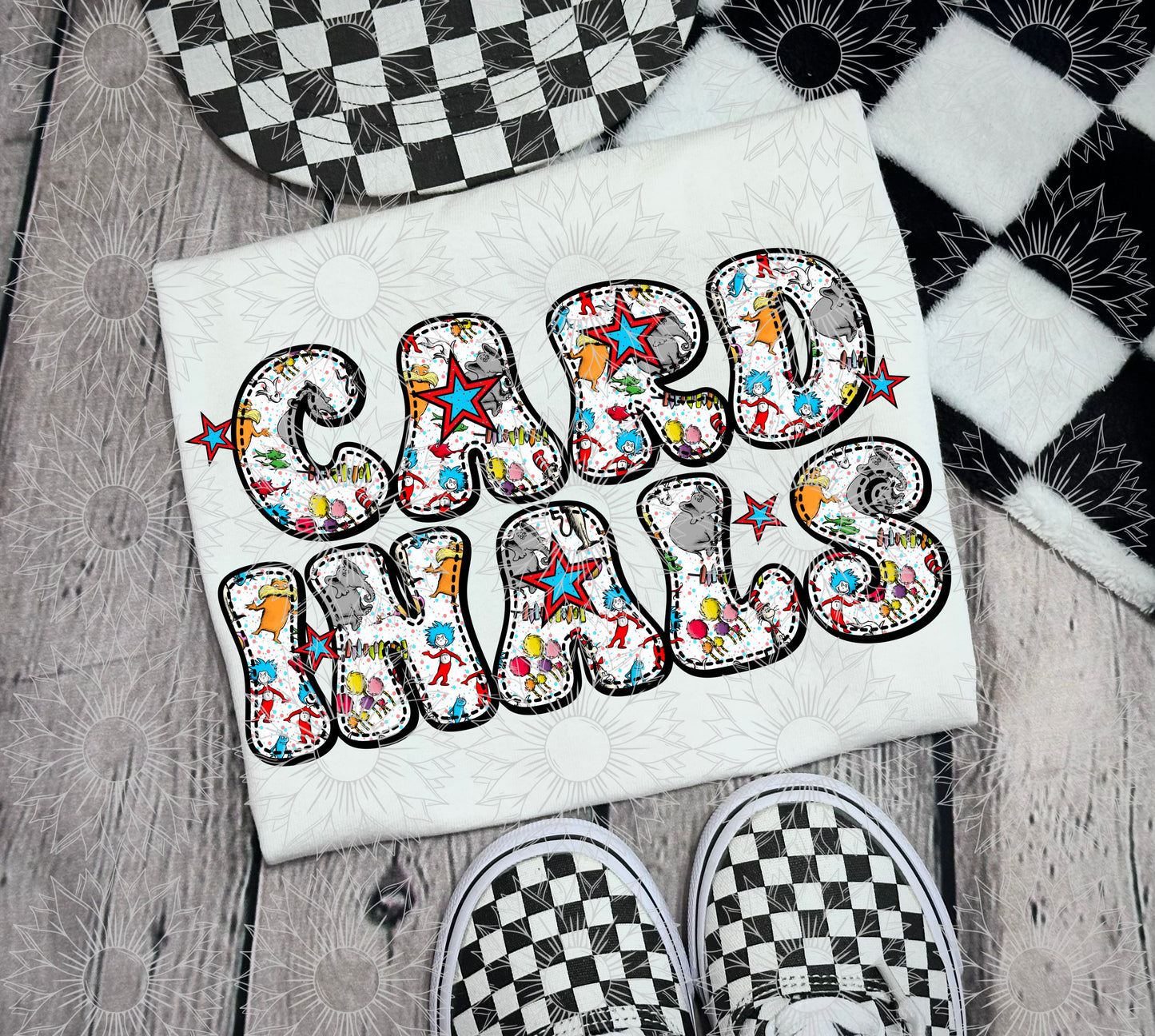 CUSTOM REQUEST: Dr. Seuss Single Mascot/Name