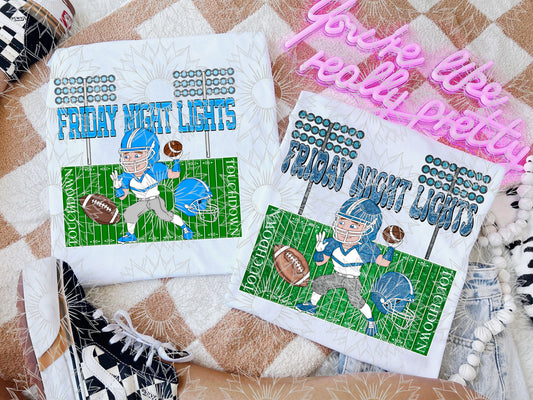 Friday Night Lights Light Blue