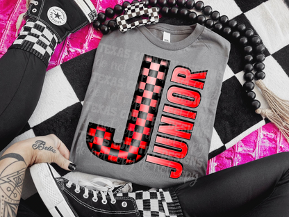 School Grades Red Checkered