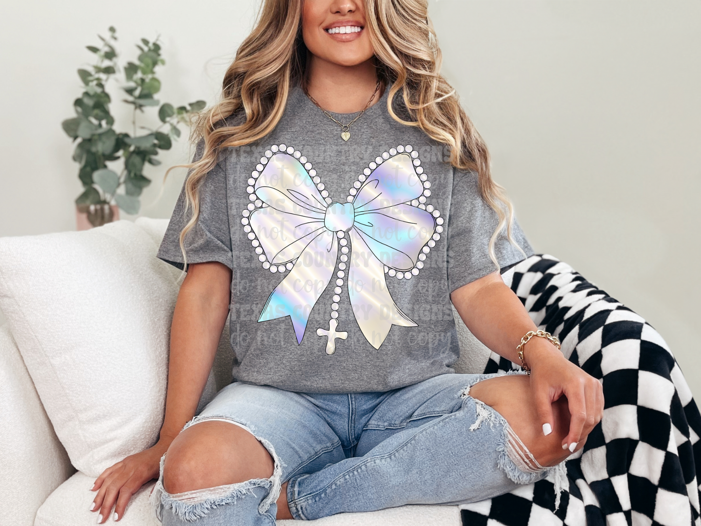 Pearl Ribbon Bow