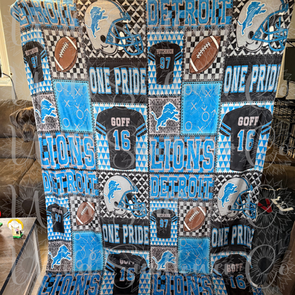 CUSTOM REQUEST: Pro Football Patchwork Seamless