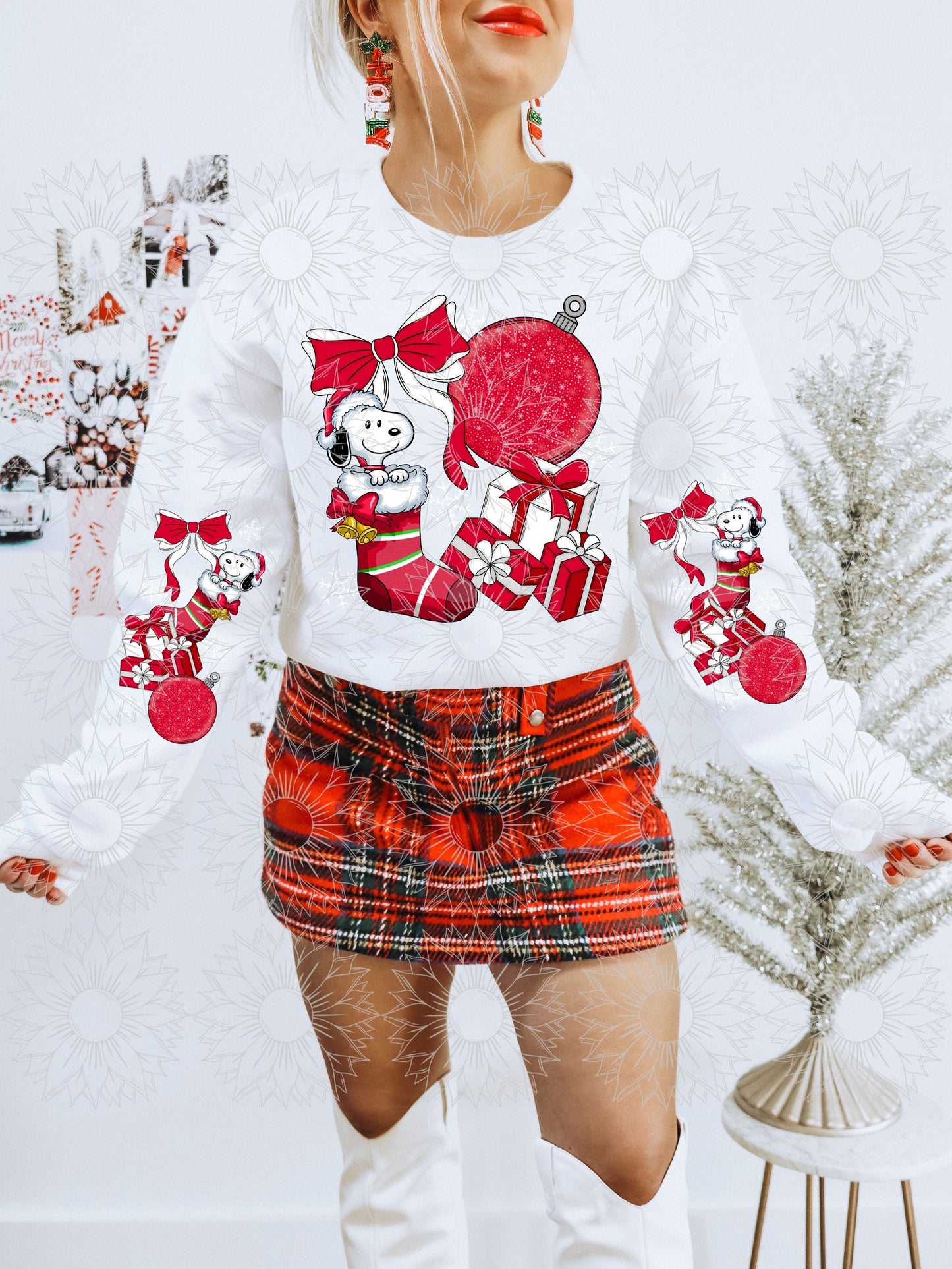 Christmas Coquette CB Dog W/Sleeve