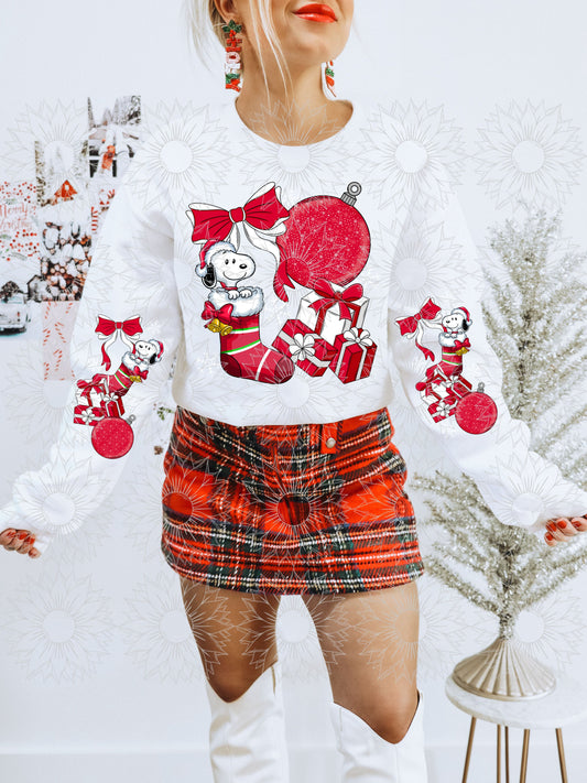 Christmas Coquette CB Dog W/Sleeve