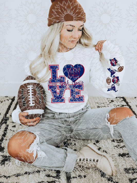 NYG Love W/Sleeve