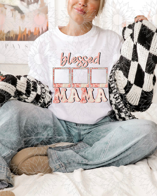 Blessed Mama Polaroid Pink