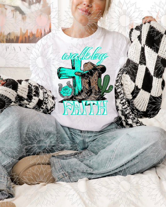 Walk By Faith Turquoise