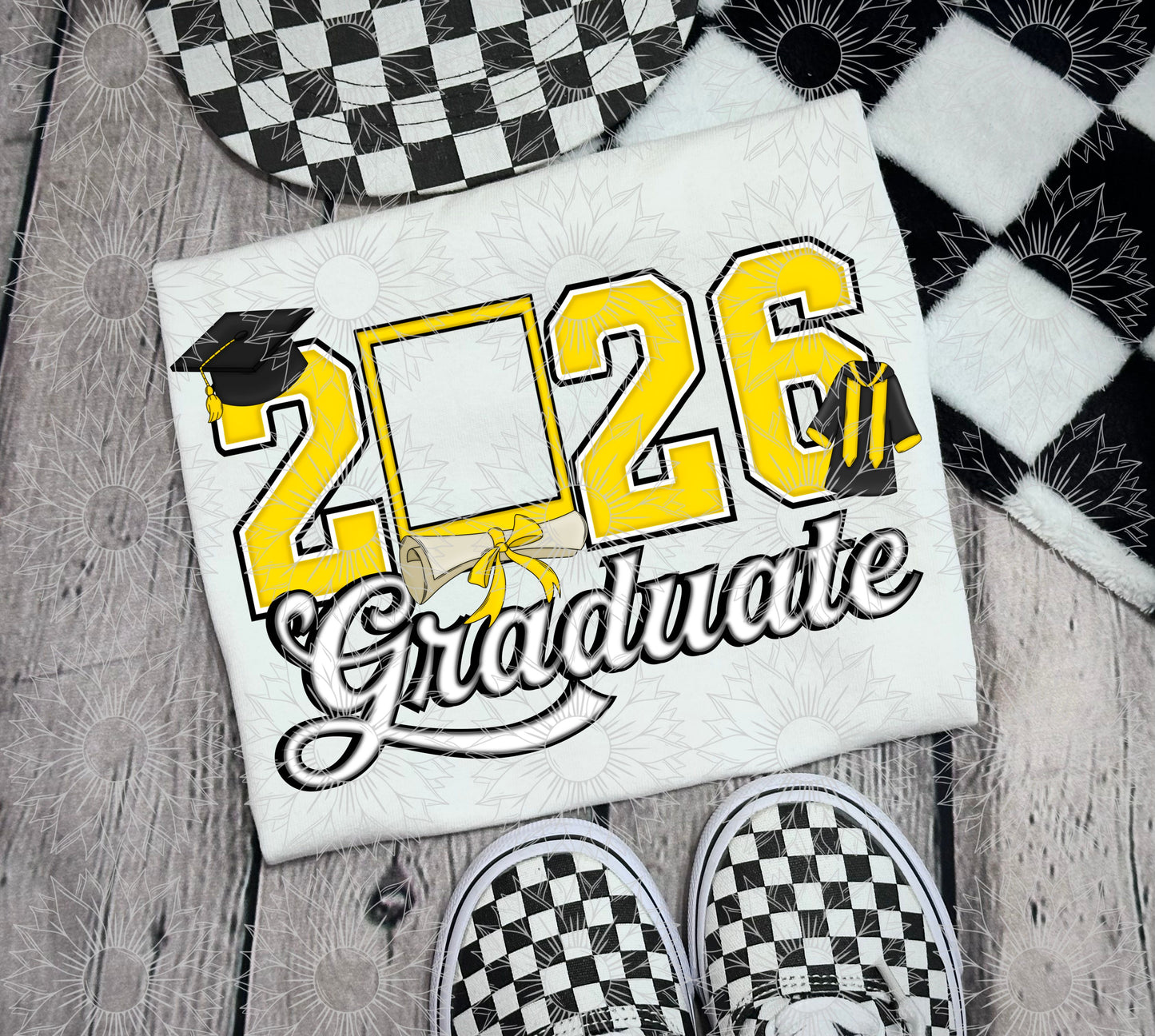 2026 Graduate Polaroid Yellow