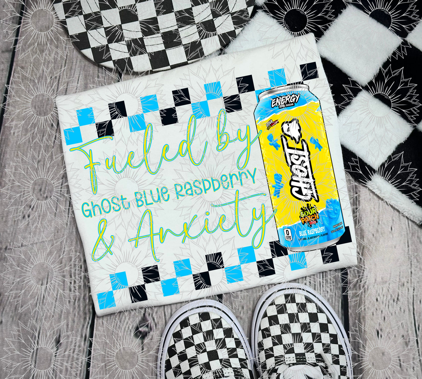 Anxiety & Ghost Blue Raspberry