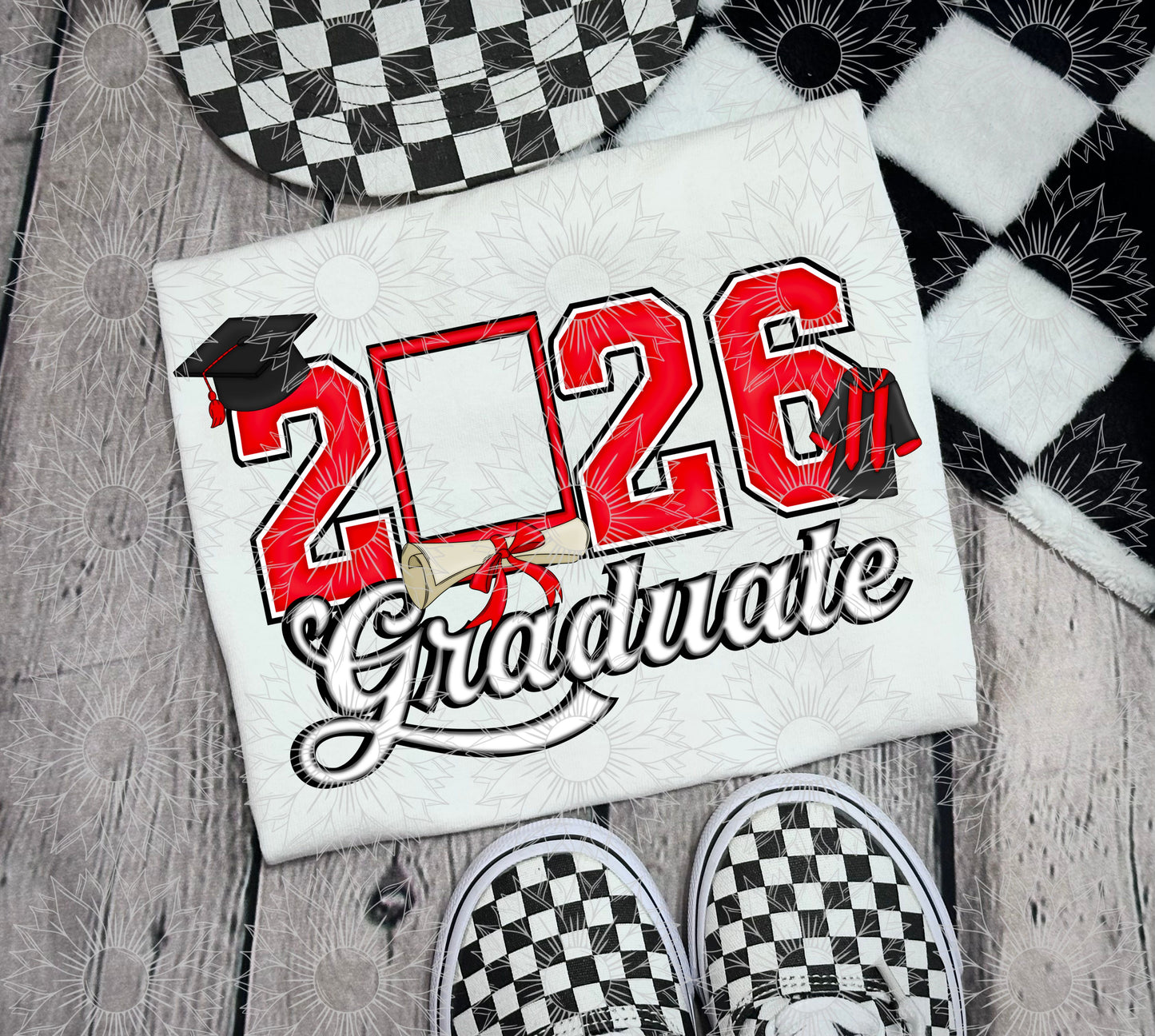 2026 Graduate Polaroid Red