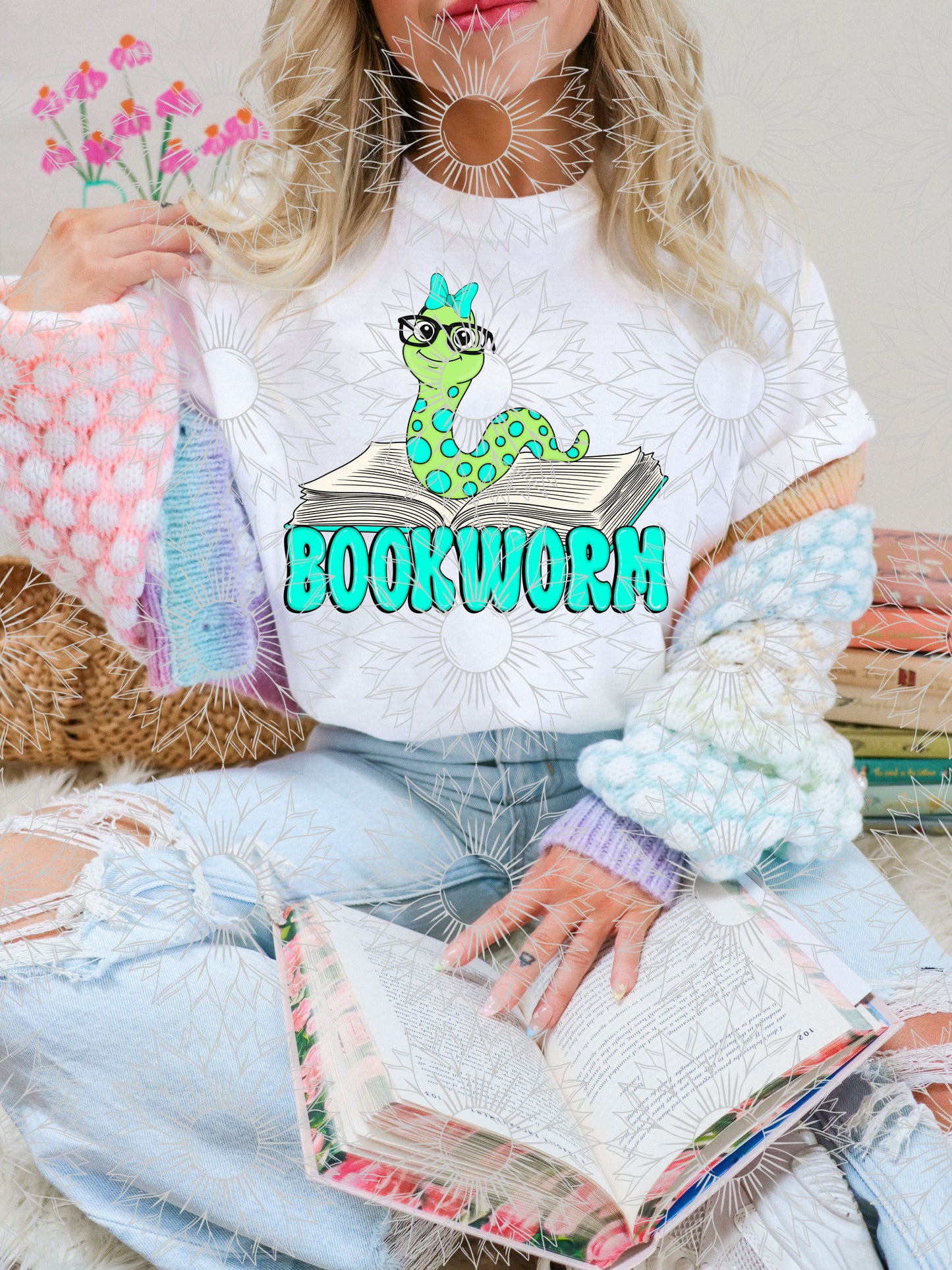 Bookworm Turquoise