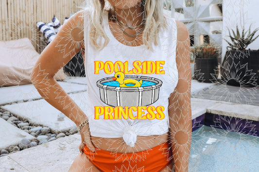 Poolside Princess Duck