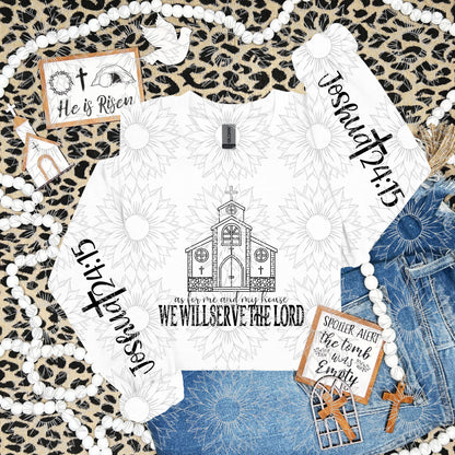 As For Me & My House We Will Serve The Lord W/Sleeve