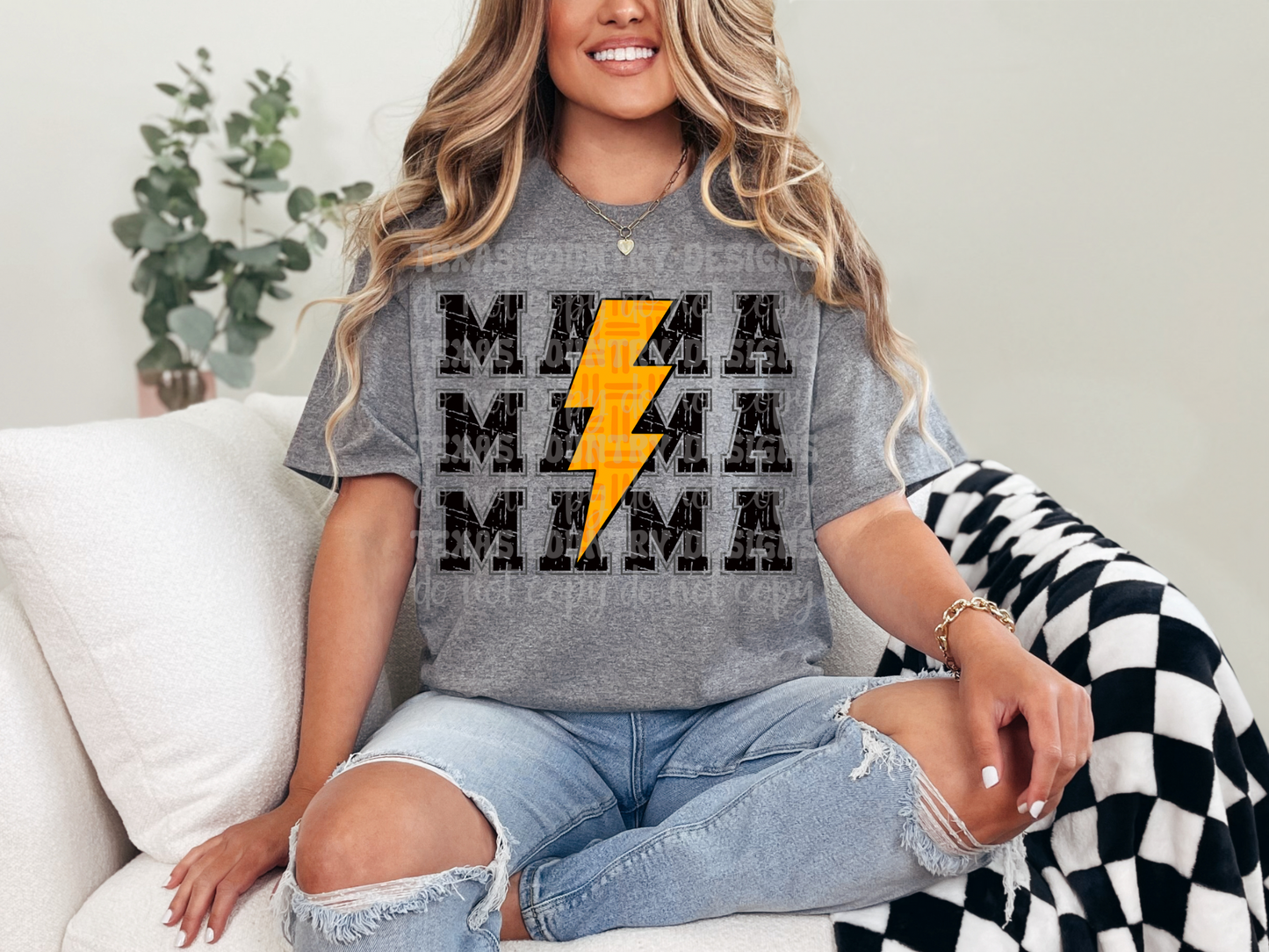 Kickball Mama Lightening Bolt