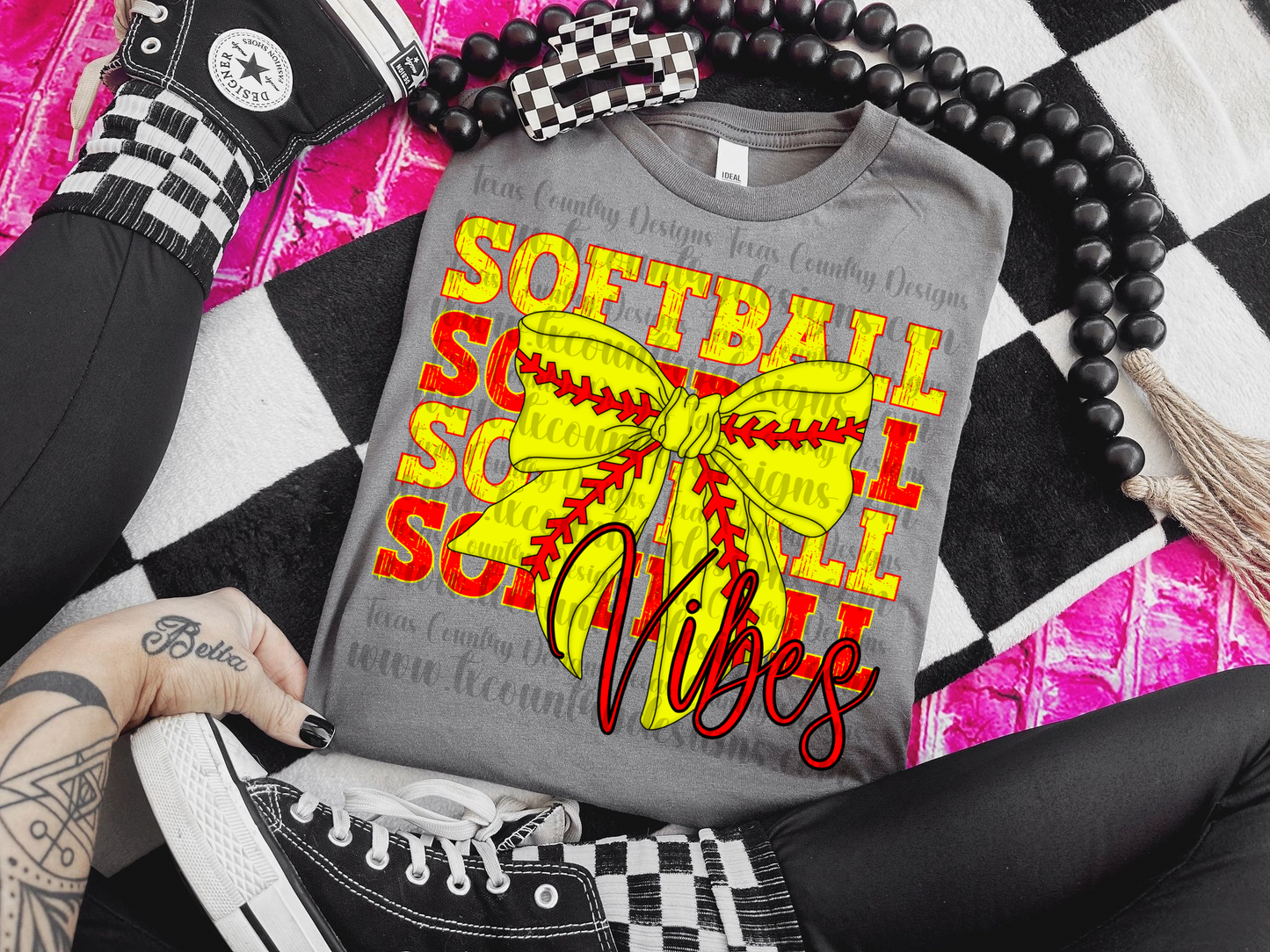 Sports Vibe Ribbon Bow Custom