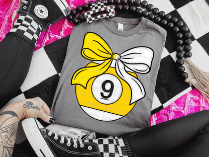 Custom Pool Ball Bow