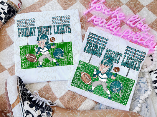 Friday Night Lights Teal