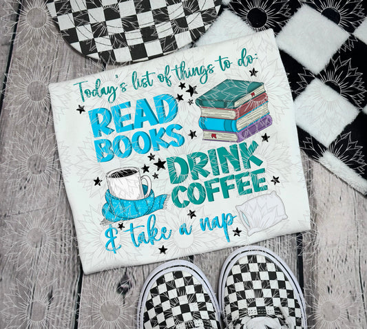 Todays List of Things to do - Blue