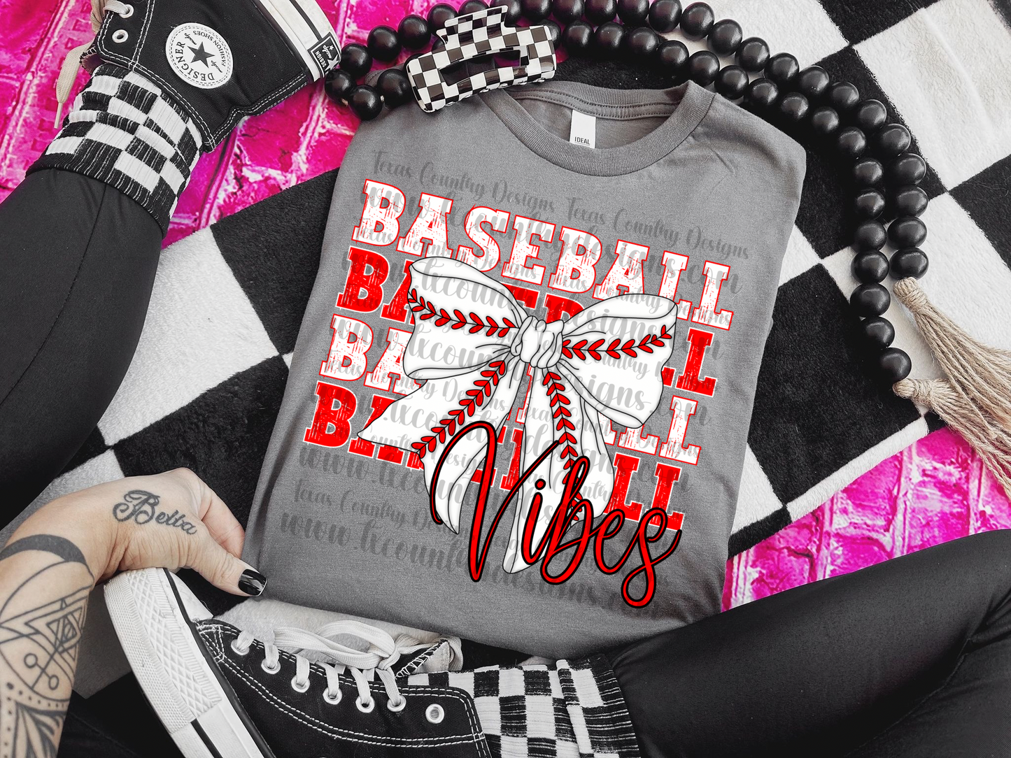 Sports Vibe Ribbon Bow Custom