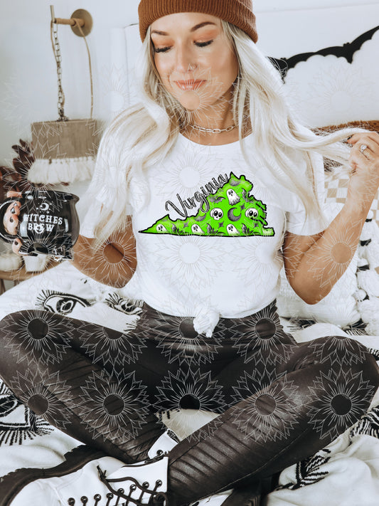 Spooky Lime Green - Virginia