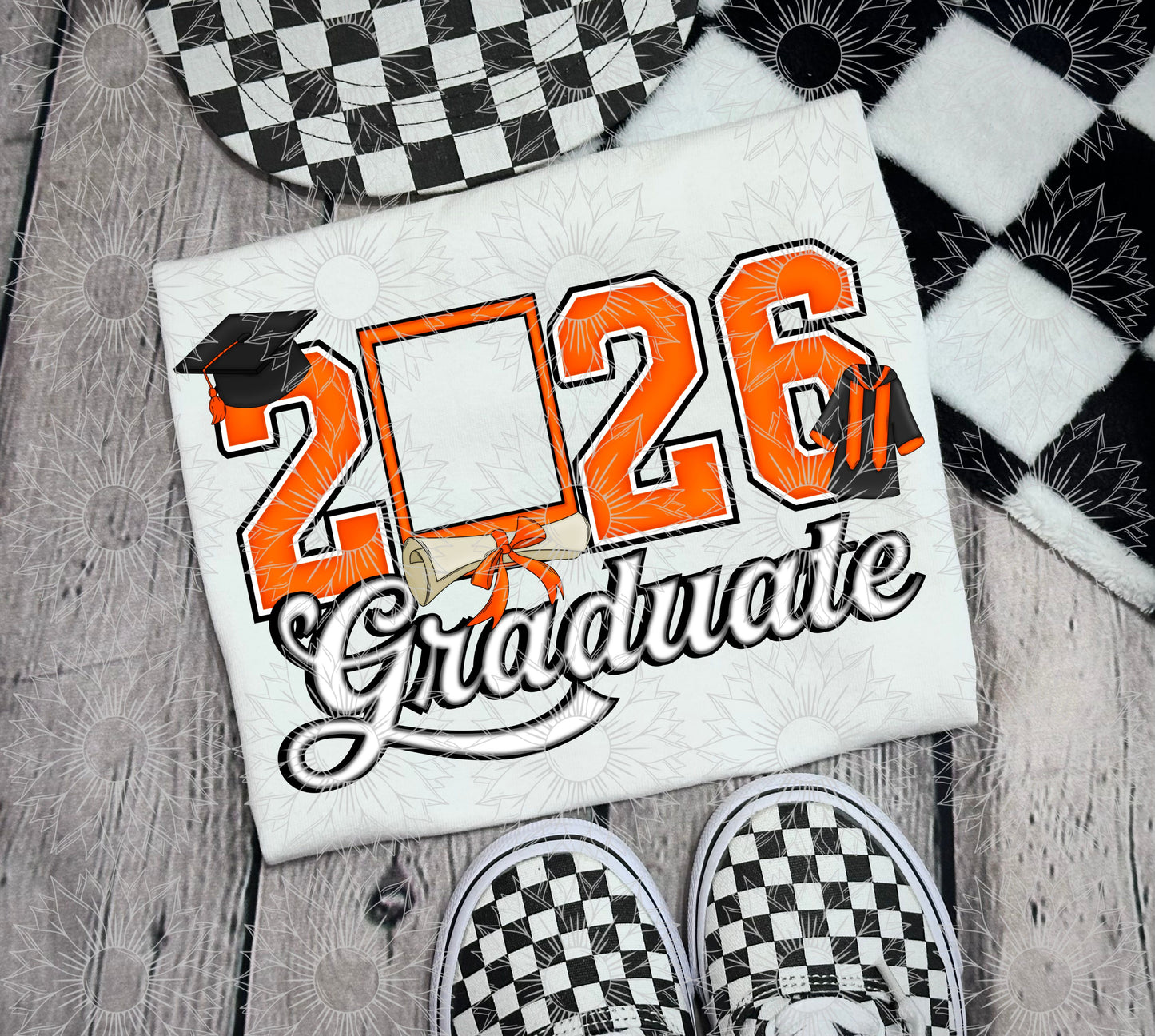 2026 Graduate Polaroid Orange