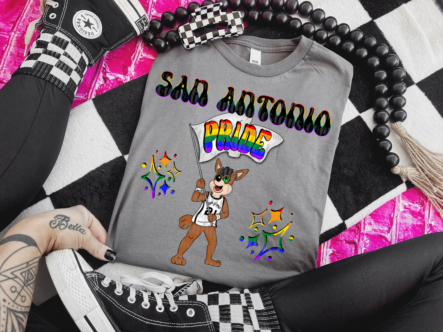 SAS Pride Black Text