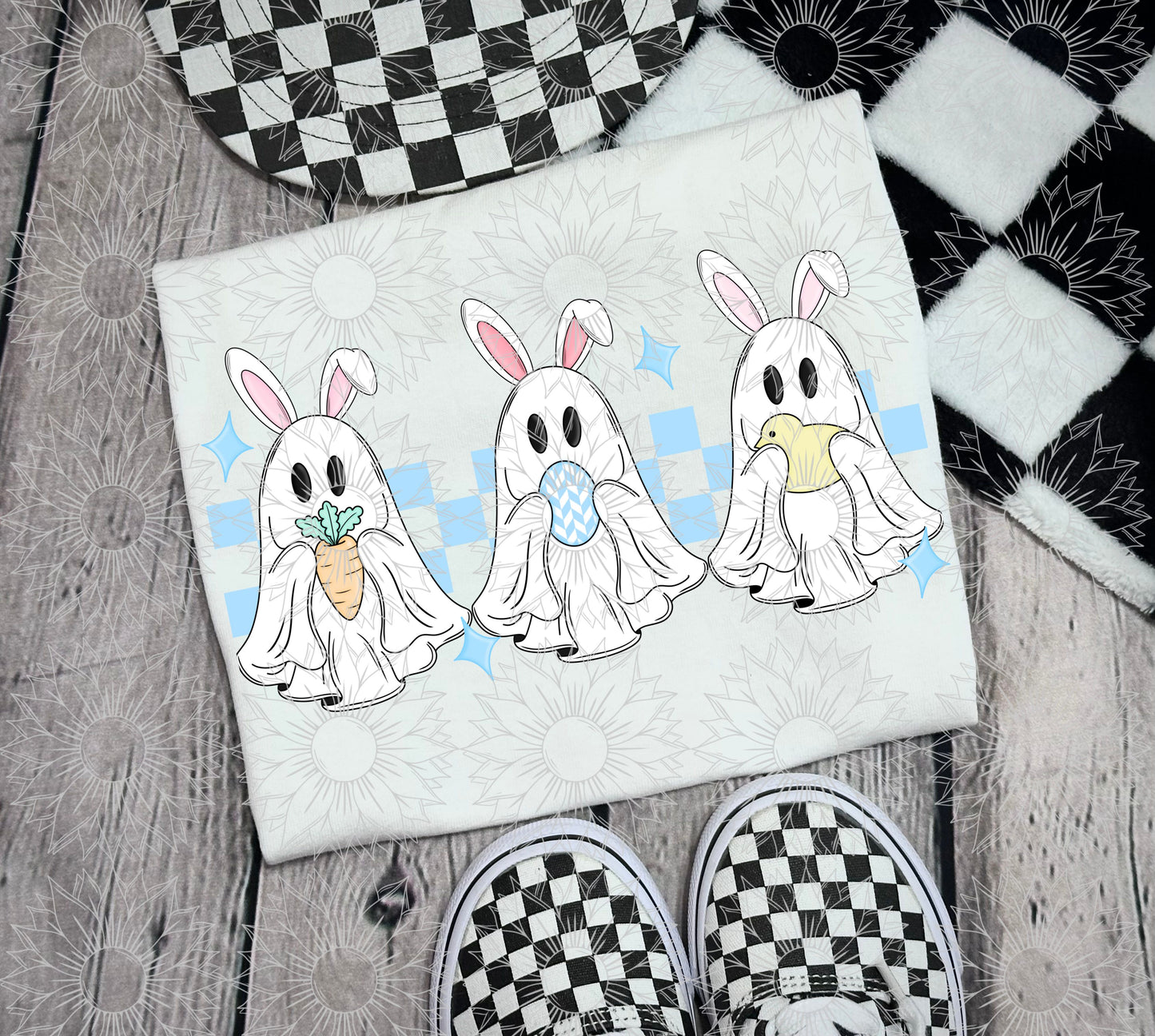 Easter Ghosties Blue