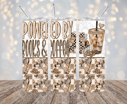 Powered By Books & Coffee 20OZ