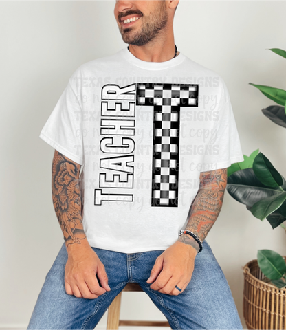 School Grades Black Checkered